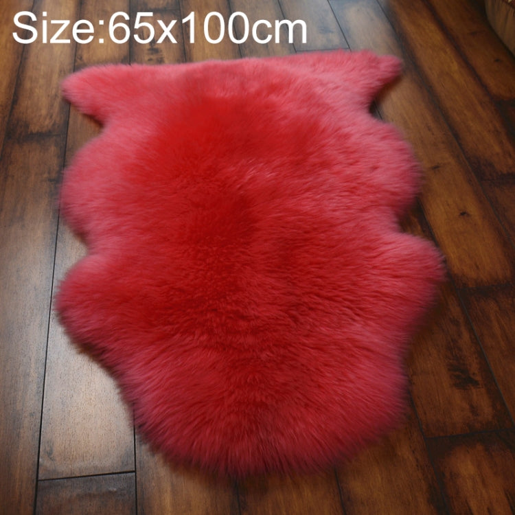 Pure Real Wool Sofa Cushion Fur Full Whole Sheepskin Carpet Window Decoration Mat, 60x90cm, 65x100cm