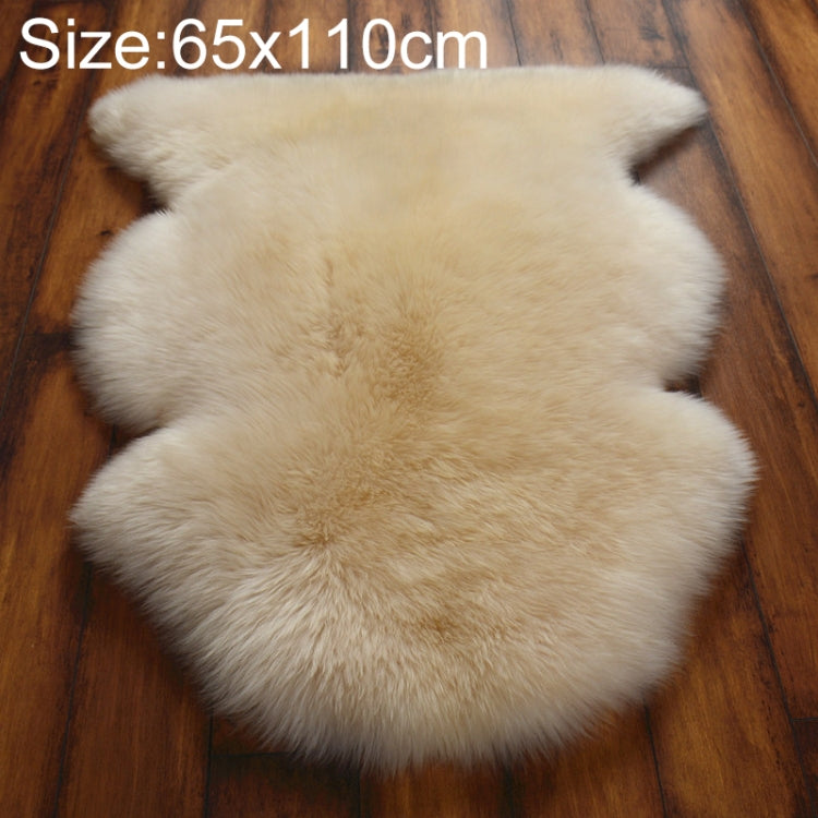 Pure Real Wool Sofa Cushion Fur Full Whole Sheepskin Carpet Window Decoration Mat, 65x110cm, 80x120cm