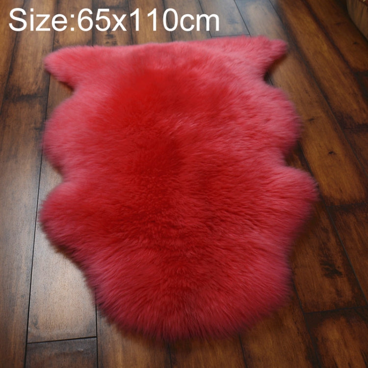 Pure Real Wool Sofa Cushion Fur Full Whole Sheepskin Carpet Window Decoration Mat, 65x110cm, 80x120cm