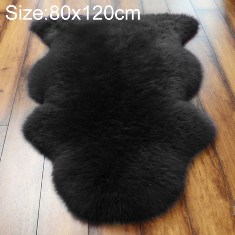 Pure Real Wool Sofa Cushion Fur Full Whole Sheepskin Carpet Window Decoration Mat, 65x110cm, 80x120cm
