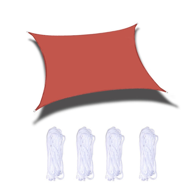 Outdoor Garden Sunshade Sail Waterproof Anti-UV Canopy, Size: 5m x 6m, 5m x 6m