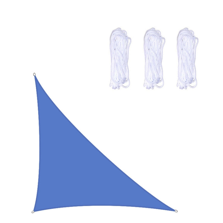 Triangle Outdoor Garden Sunshade Sail Waterproof Anti-UV Canopy, Size: 5m x 5m x 7.1m, 5m x 5m x 7.1m