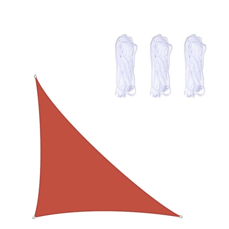 Triangle Outdoor Garden Sunshade Sail Waterproof Anti-UV Canopy, Size: 5m x 5m x 7.1m, 5m x 5m x 7.1m