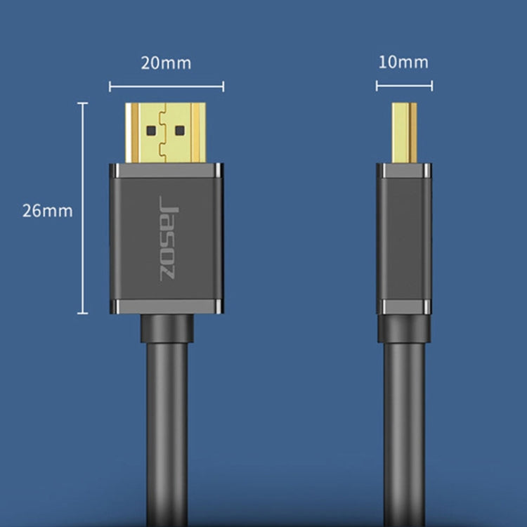 Jasoz 4K HDMI High-Definition Projector Cable Computer Video Cable Oxygen-Free Copper Core, Cable Length:, 8m, 10m, 12m, 15m, 20m