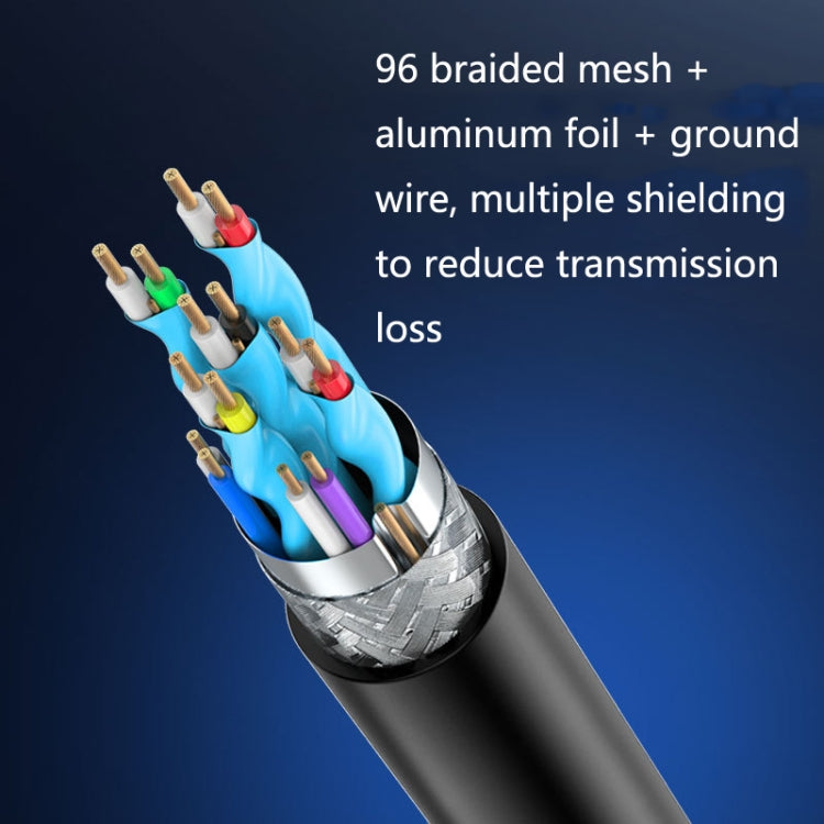 Jasoz 4K HDMI High-Definition Projector Cable Computer Video Cable Oxygen-Free Copper Core, Cable Length:, 8m, 10m, 12m, 15m, 20m