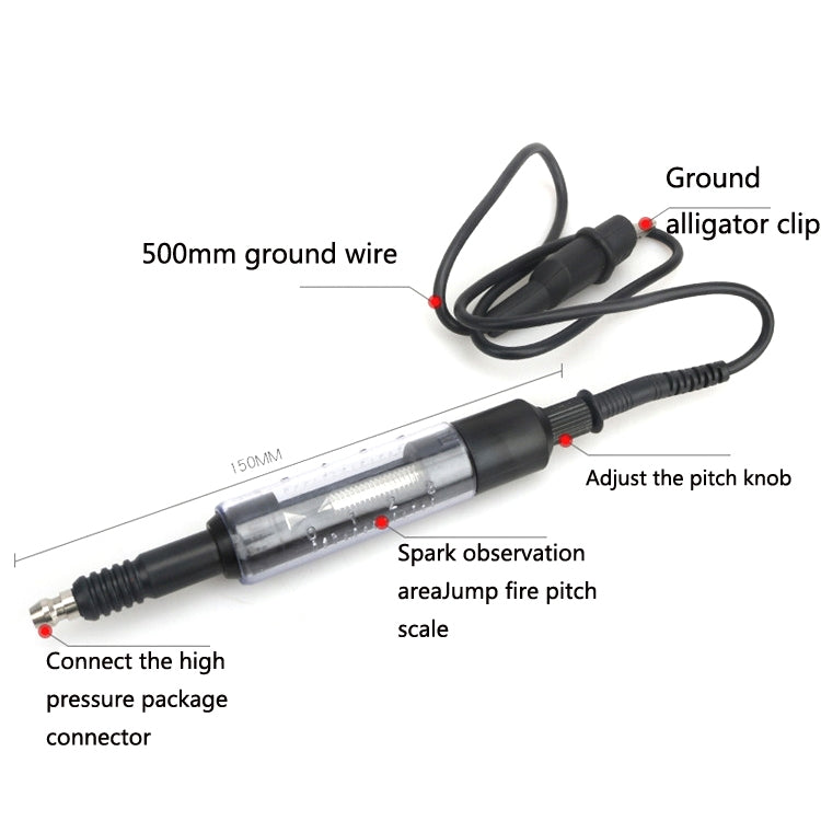 Automobile High-voltage Line Detector Spark Plug Tester Flashover Gauge Detector, Spark Plug Tester