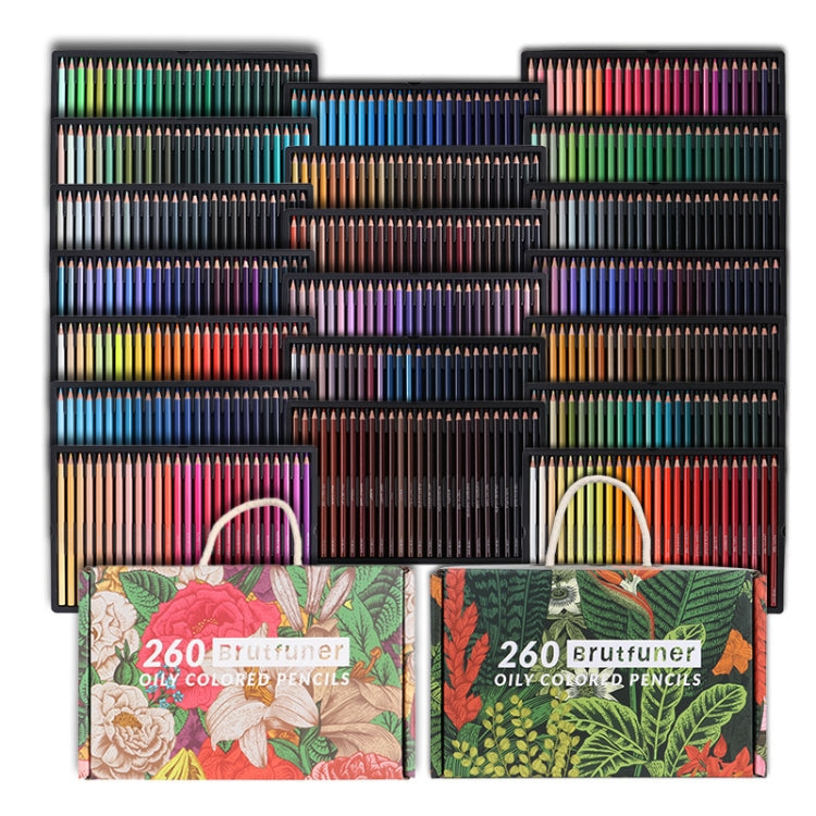 BRUTFUNER 520 Colors Color Lead Set Art Painting Oily Hand-Painted Color Lead, 520 Colors Hand-Painted