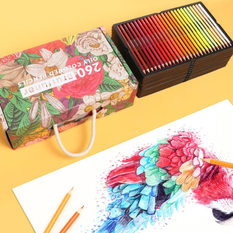BRUTFUNER 520 Colors Color Lead Set Art Painting Oily Hand-Painted Color Lead, 520 Colors Hand-Painted