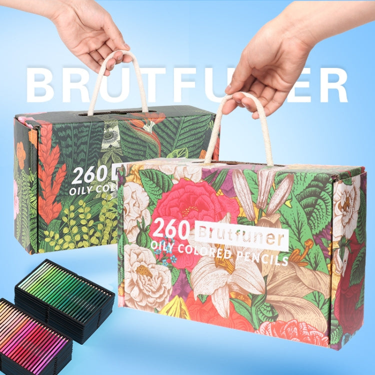 BRUTFUNER 520 Colors Color Lead Set Art Painting Oily Hand-Painted Color Lead, 520 Colors Hand-Painted
