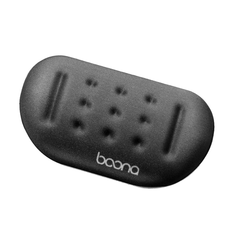 Baona Silicone Memory Cotton Wrist Pad Massage Hole Keyboard Mouse Pad, Style:, Mouse Pad (Blue), Mouse Pad (Gray), Mouse Pad (Black), Mouse Pad (Pink), Medium Keyboard Rest (Blue), Medium Keyboard Rest (Gray), Medium Keyboard Rest (Black)             ...