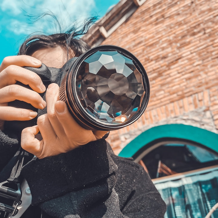 77mm Kaleidoscope Prism Foreground Blur Camera Glass Filter Lens, 77mm
