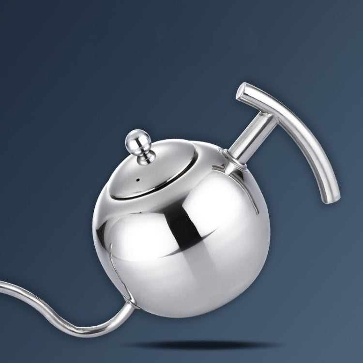 Hand Flush Pot Mocha Coffee Pot Stainless Steel Coffee Pot European Style Stainless Steel Teapot With Strainer, 1L, 0.85L