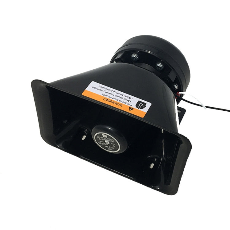 200W 12/24V Car Alert Host With Shoutlers 9 Sound Car Alarm Speaker, 9 Sound