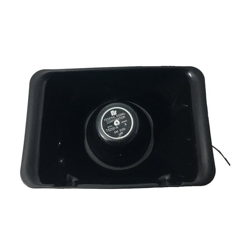 200W 12/24V Car Alert Host With Shoutlers 9 Sound Car Alarm Speaker, 9 Sound