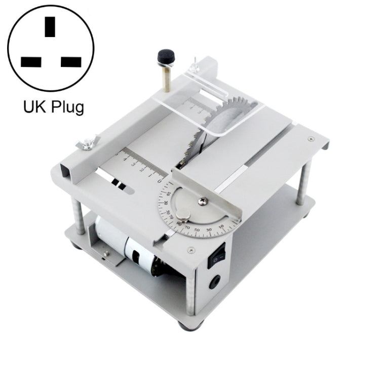 150W Miniature Precision Table Saw Mini Chainsaw Portable Woodworking Sliding Table Saw Multifunctional Cutting Machine,, US Plug, EU Plug, UK Plug, AU Plug