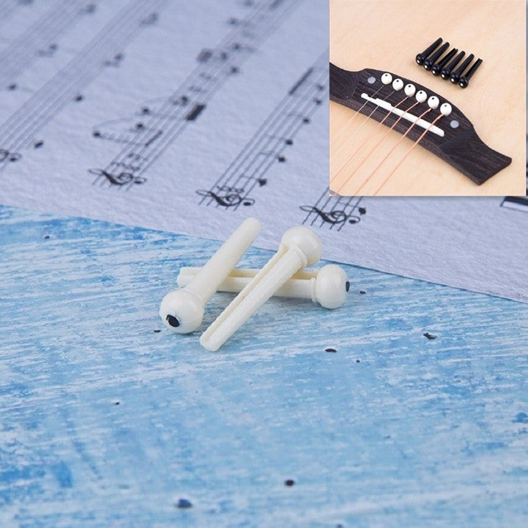 100 PCS Plastic Conical Cone String Nail for Guitar
