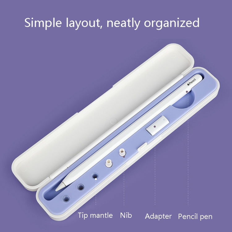 Silicone Stylus Protection Storage Box Box For Apple Pencil 1 / 2 , Specification:, 8mm (Graphite Black), 8mm (Clove Purple), 8mm (Dark Night Green), 8mm (Glacier Blue), 10mm (Graphite Black), 10mm (Clove Purple), 10mm (Dark Night Green)               ...