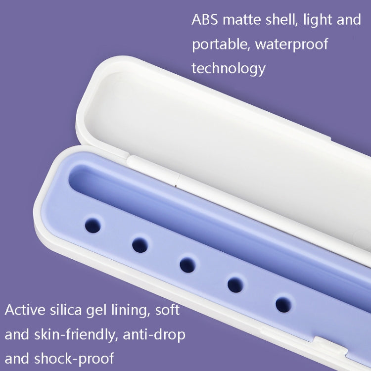 Silicone Stylus Protection Storage Box Box For Apple Pencil 1 / 2 , Specification:, 8mm (Graphite Black), 8mm (Clove Purple), 8mm (Dark Night Green), 8mm (Glacier Blue), 10mm (Graphite Black), 10mm (Clove Purple), 10mm (Dark Night Green)               ...