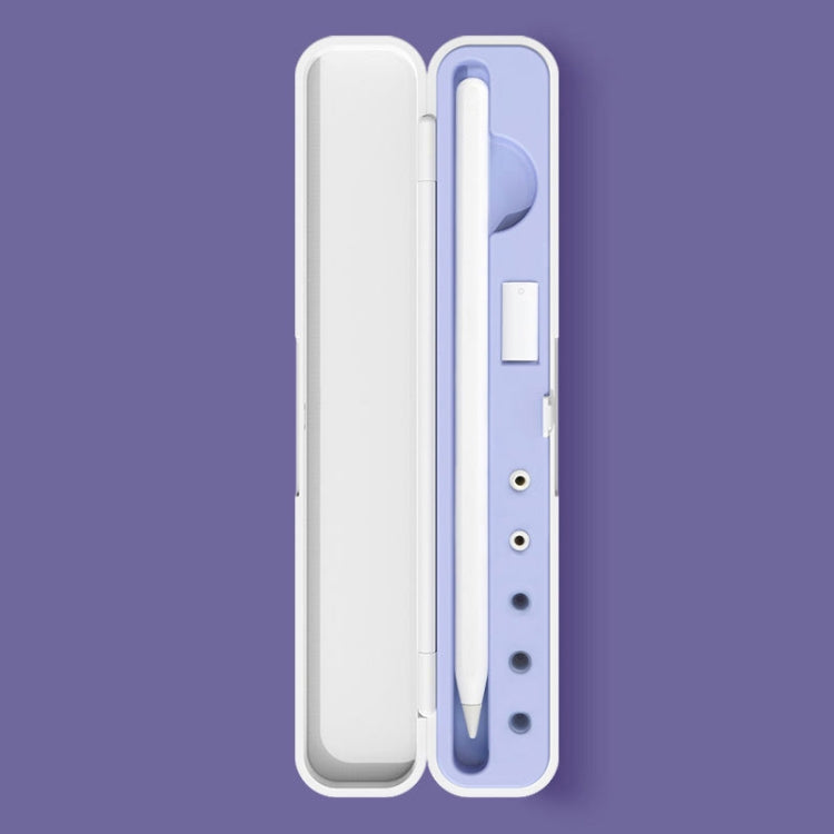 Silicone Stylus Protection Storage Box Box For Apple Pencil 1 / 2 , Specification:, 8mm (Graphite Black), 8mm (Clove Purple), 8mm (Dark Night Green), 8mm (Glacier Blue), 10mm (Graphite Black), 10mm (Clove Purple), 10mm (Dark Night Green)               ...