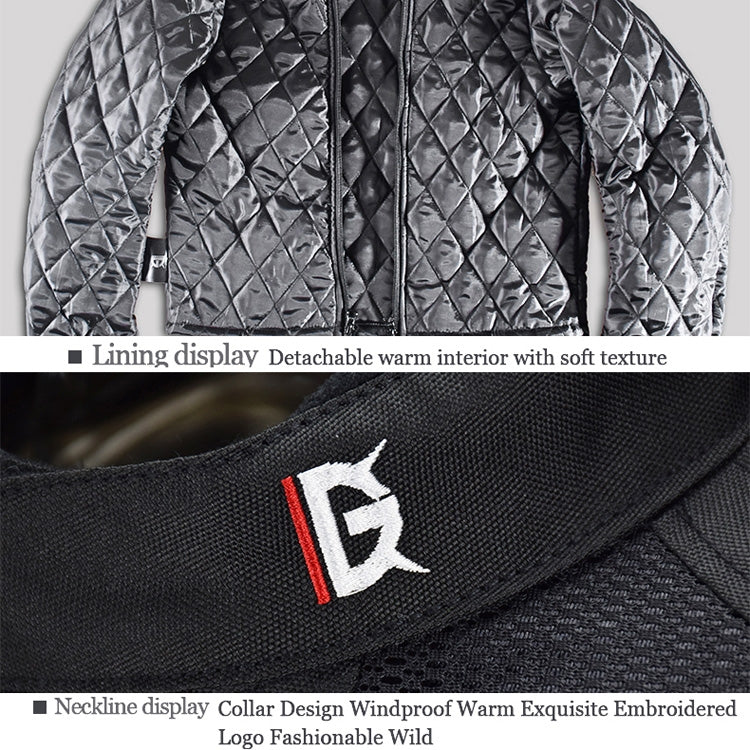 GHOST RACING GR-Y05 Motorcycle Cycling Cloth Men Knight Racing Jacket Keep Warm Anti-Fall Locomotive Off-Road Suit, M, XL