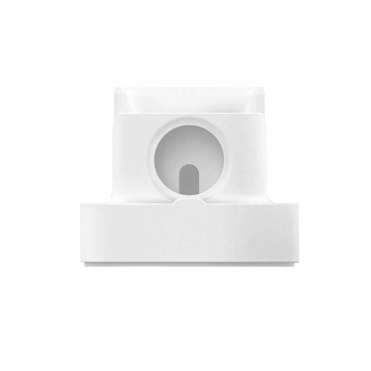 2 In 1 Smart Watch Charging Bracket Desktop Silicone Watch Charging Stand For Apple Watch, Black, White, Pink, Deep Blue, Grey