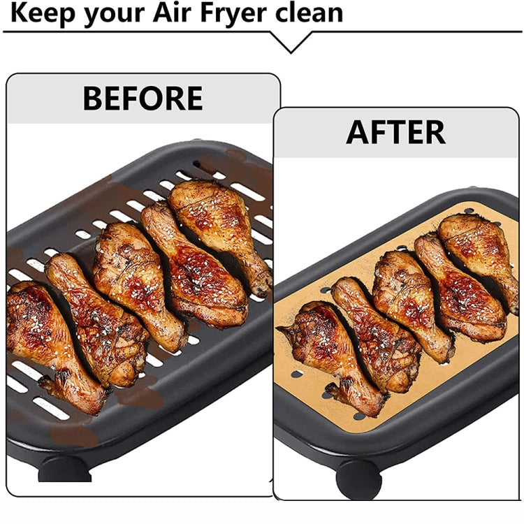 0303-1 Household Multifunctional Air Fryer Oil Absorbing Paper, 200 PCS