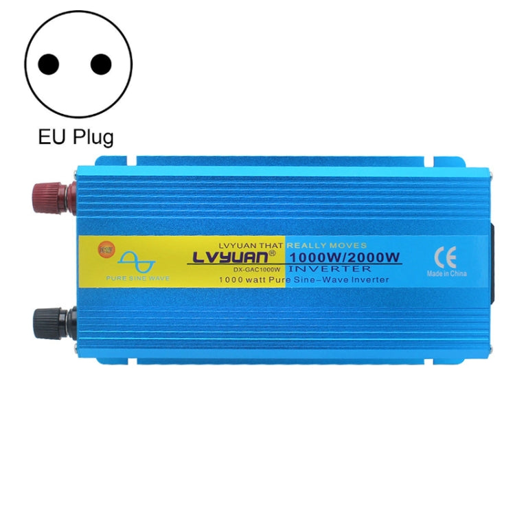 LVYUAN  2000W Car Home Pure Sine Wave Solar Inverter, 12V To 220V, 24V To 220V, 48V To 220V, 60V To 220V, 72V To 220V, 12V To 220V EU Plug, 12V To 220V UK Plug, 12V To 220V AU Plug, 12V To 110V US Plug