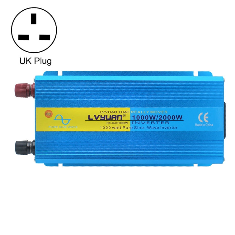 LVYUAN  2000W Car Home Pure Sine Wave Solar Inverter, 12V To 220V, 24V To 220V, 48V To 220V, 60V To 220V, 72V To 220V, 12V To 220V EU Plug, 12V To 220V UK Plug, 12V To 220V AU Plug, 12V To 110V US Plug