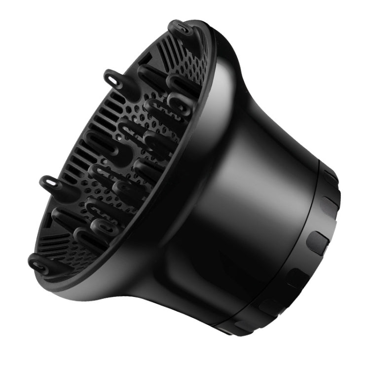 Universal Hair Diffuser Adaptable For Blow Dryers with Rotatable Design Curly Hair Large Wind Hood, White, Black