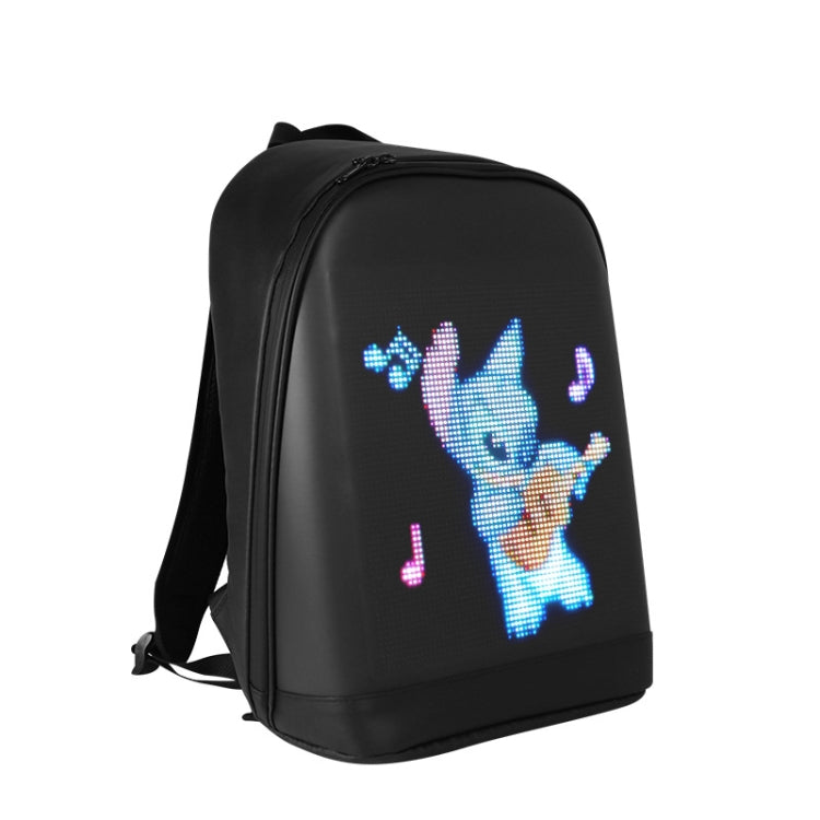 LED Display Backpack Smart Advertising Screen Waterproof PU Backpack, PU Backpack