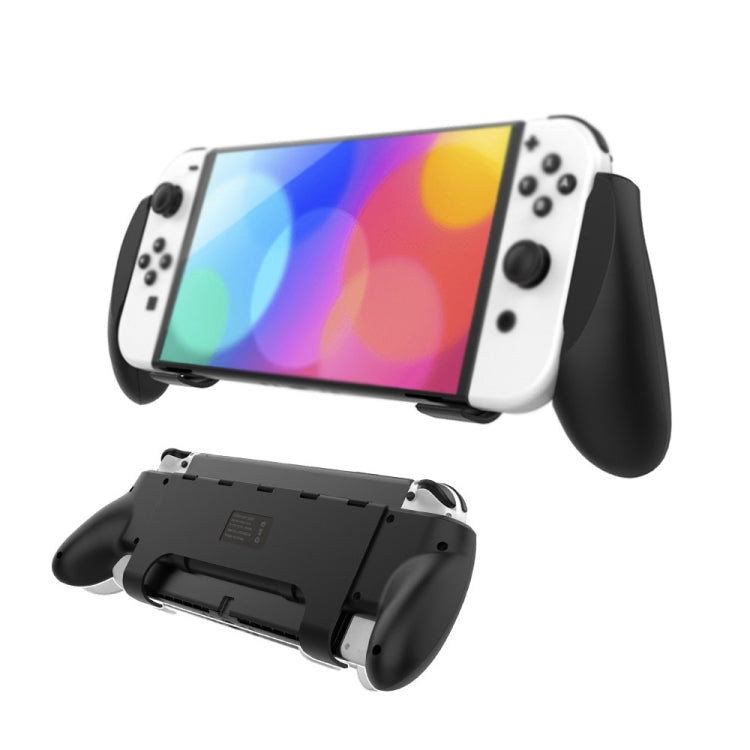 JYS NS218 Multifunctional Game Console Integrated Protective Case With Grip  For Switch OLED, White, Black