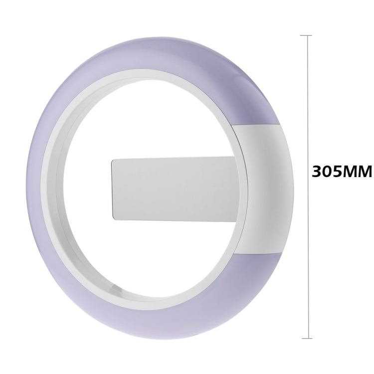 LED Mirror Hollow Wall Clock 7-color Switch Electronic Digital Display Wall Clock, Hollow Wall Clock