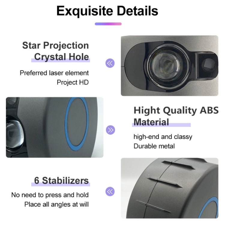 Remote Control LED Starry Sky Atmosphere Projector Lamp, Power Supply:, Gray+US Plug, Gray+EU Plug, Gray+AU Plug, US Plug, EU Plug, UK Plug, AU Plug