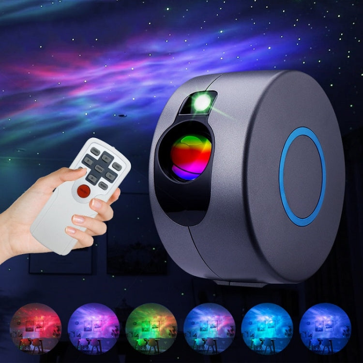 Remote Control LED Starry Sky Atmosphere Projector Lamp, Power Supply:, Gray+US Plug, Gray+EU Plug, Gray+AU Plug, US Plug, EU Plug, UK Plug, AU Plug