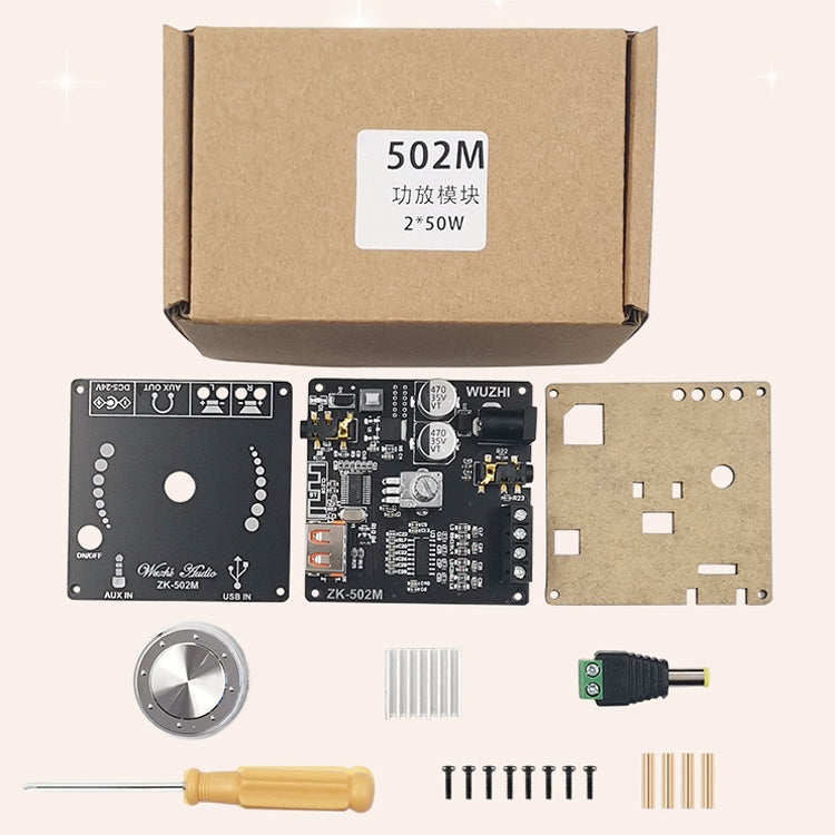 ZK-502M Stereo Bluetooth Digital Power Amplifier Motherboard, ZK-502M