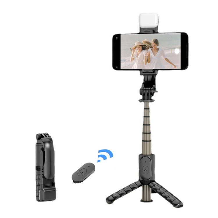 Mini Selfie Stick Integrated Multifunctional Bluetooth Selfie, Specification:, Q10S 70cm With Fill Light, Q11 74CM Without Fill Light, Q10 68CM Without Fill Light
