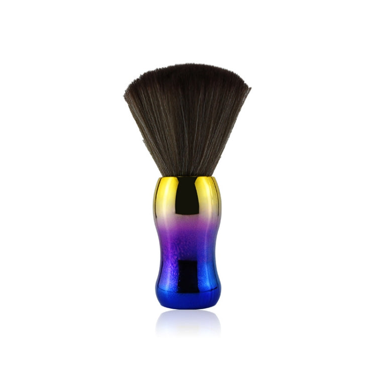 Electroplating Broken Hair Brush Haircut Neck Cleaning Brush, Four-section Gold, Four-section Silver, Four-section Gradient Purple, Round Handle Silver, Round Handle Gold, Round Handle Gradient Yellow, Round Handle Gradient Yellow Purple               ...