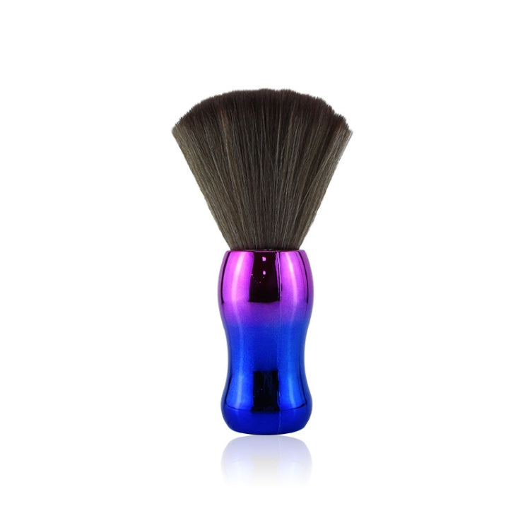 Electroplating Broken Hair Brush Haircut Neck Cleaning Brush, Four-section Gold, Four-section Silver, Four-section Gradient Purple, Round Handle Silver, Round Handle Gold, Round Handle Gradient Yellow, Round Handle Gradient Yellow Purple               ...
