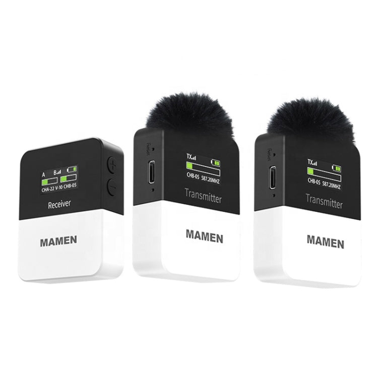 MAMEN KT-W1 Live Single-Reverse Camera Microphone, Specification:, 1 in 1, 2 in 1