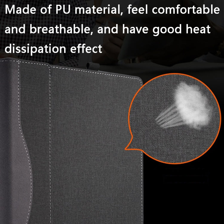 PU Leather Laptop Case, For HP Spectre X360 13-AW 13.3, For HP Spectre X360 15-EB 15.6