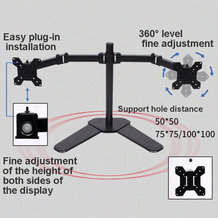 Desktop Lifting Monitor Stand Bracket, Dual Screen Desk Base, Double Screen Table Clip, Four Screen  Desk Base, Four Screen Table Clip
