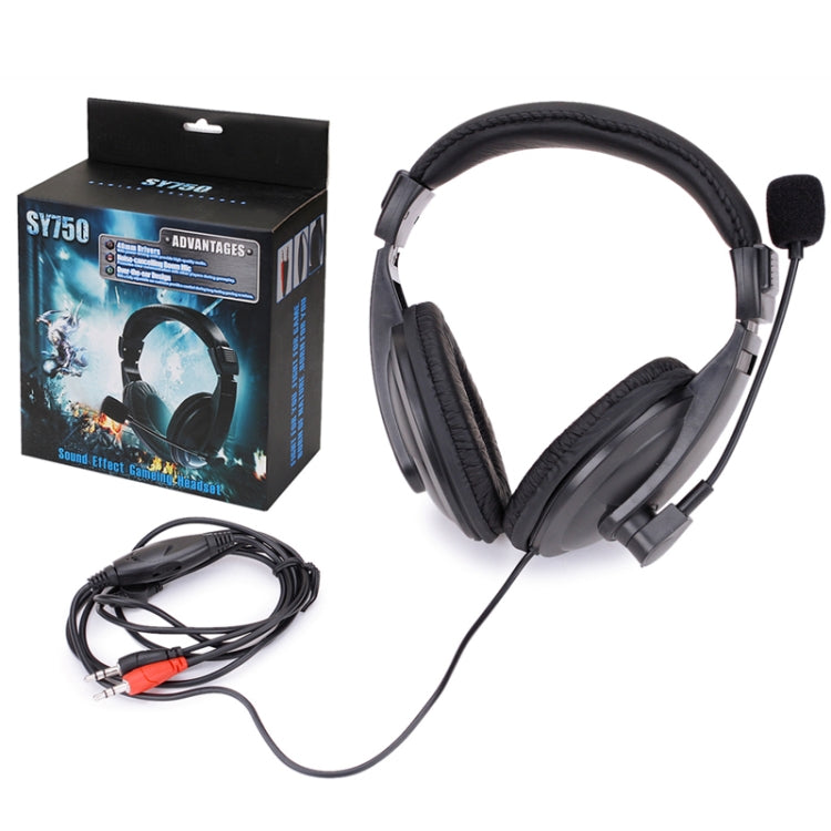 Soyto SY750MV Stereo Gaming Computer Headset, For PS4