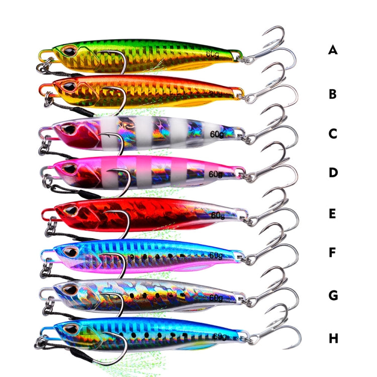 PROBEROS LF103 Simulation Metal Sea Fishing Bait, 60g