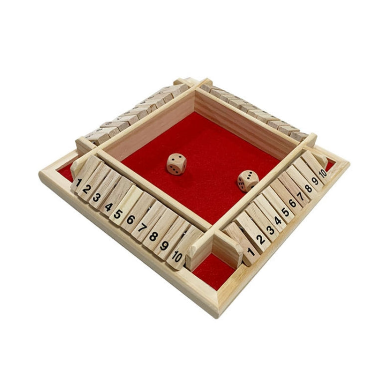 Parent-Child Four-Sided Flop Board Game, Green Velvet, Red Velvet, Four Color Velvet