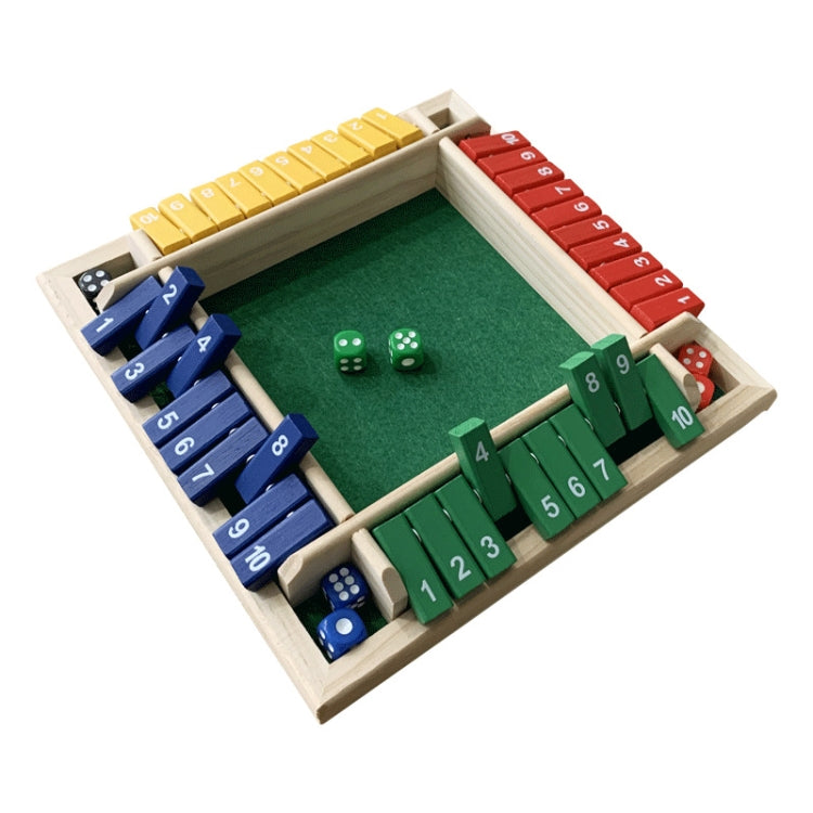 Parent-Child Four-Sided Flop Board Game, Green Velvet, Red Velvet, Four Color Velvet
