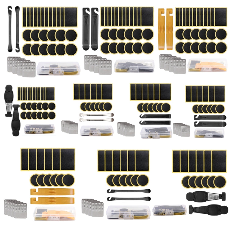 Bicycle Tire Repair Kit, 30 PCS / Set Black Iron Tire Lever, 30 PCS / Set Widen Tire Lever, 30 PCS / Set Yellow Tire Lever, 26 PCS / Set Fish Type Tire Lever, 18 PCS / Set Iron Tire Lever, 18 PCS / Set Plastic Tire Lever, 18 PCS / Set Widen Tire Lever ...