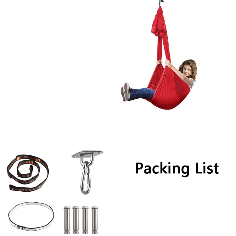 Kids Elastic Hammock Indoor Outdoor Swing, Size:, 1x2.8m (Red), 1x2.8m (Green), 1x2.8m (Dark Blue), 1x2.8m (Purple), 1x2.8m (Sky Blue), 1x2.8m (Silver Gray), 1x2.8m (Black), 1.5x2.8m (Red), 1.5x2.8m (Green), 1.5x2.8m (Dark Blue), 1.5x2.8m (Purple)     ...