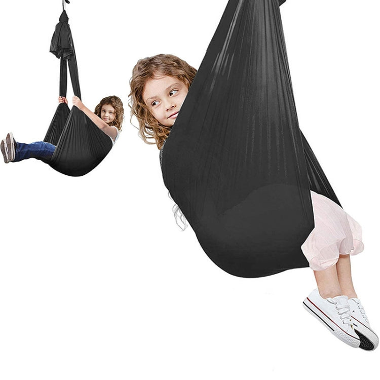 Kids Elastic Hammock Indoor Outdoor Swing, Size:, 1x2.8m (Red), 1x2.8m (Green), 1x2.8m (Dark Blue), 1x2.8m (Purple), 1x2.8m (Sky Blue), 1x2.8m (Silver Gray), 1x2.8m (Black), 1.5x2.8m (Red), 1.5x2.8m (Green), 1.5x2.8m (Dark Blue), 1.5x2.8m (Purple)     ...