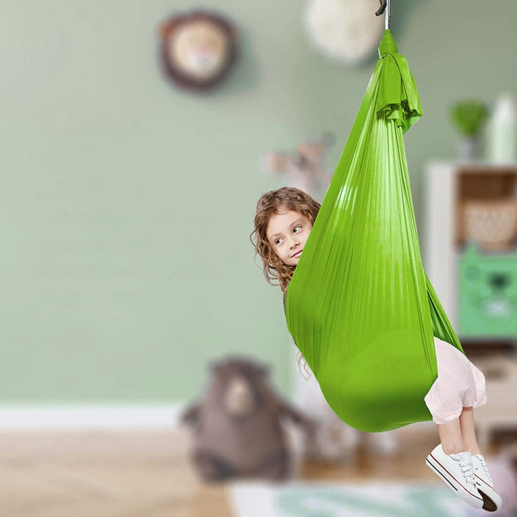 Kids Elastic Hammock Indoor Outdoor Swing, Size:, 1x2.8m (Red), 1x2.8m (Green), 1x2.8m (Dark Blue), 1x2.8m (Purple), 1x2.8m (Sky Blue), 1x2.8m (Silver Gray), 1x2.8m (Black), 1.5x2.8m (Red), 1.5x2.8m (Green), 1.5x2.8m (Dark Blue), 1.5x2.8m (Purple)     ...