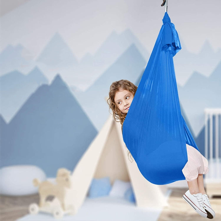 Kids Elastic Hammock Indoor Outdoor Swing, Size:, 1x2.8m (Red), 1x2.8m (Green), 1x2.8m (Dark Blue), 1x2.8m (Purple), 1x2.8m (Sky Blue), 1x2.8m (Silver Gray), 1x2.8m (Black), 1.5x2.8m (Red), 1.5x2.8m (Green), 1.5x2.8m (Dark Blue), 1.5x2.8m (Purple)     ...